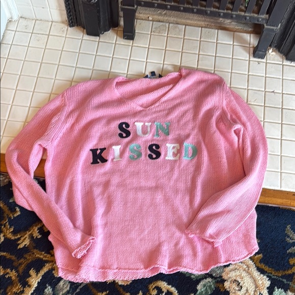 Simply Southern Pink 'Sun‎ Kissed' Sweater - Picture 1 of 7